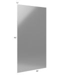 Milan Grey Gloss 4x8 Back Panel (3/4" thick)