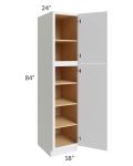 Township White 18x84 Wall Pantry Cabinet