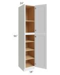 Bayville White 18x96 Wall Pantry Cabinet