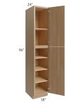 Township Rift Oak 18x96 Wall Pantry Cabinet