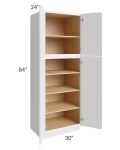 Asheville White Shaker 30x84 Wall Pantry Cabinet