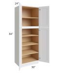 Bayville White 30x84 Wall Pantry Cabinet