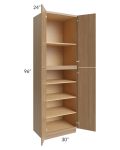 Township Rift Oak 30x96 Wall Pantry Cabinet