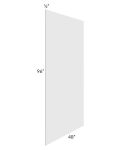 Belfast White 4 x 8 Back Panel (1/2" Thick)