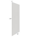 Midtown Light Grey Shaker 48 x 120 Back Panel (3/4" Thick)