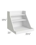 Brighton White Shaker Roll Out Pot and Pan Kit for a 24" Base Cabinet