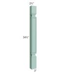 Midtown Mint Green Shaker Plain Base Pilaster
