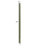 Midtown Hunter Green Shaker 84" Tall Plain Pilaster