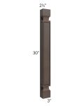 Vienna Kona Brown 30" Wall Plain Pilaster