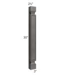 Salem Dark Grey 30" Wall Plain Pilaster