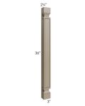 Tuscan Oyster 36" Wall Plain Pilaster