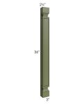 Midtown Hunter Green Shaker 36" Wall Plain Pilaster
