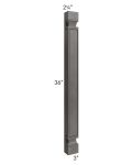 Salem Dark Grey 36" Wall Plain Pilaster