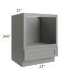 Shale Grey Shaker 27" Base Microwave Cabinet