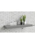 Shale Grey Shaker 36" Floating Shelf