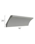 Shale Grey Shaker 8' Cove Crown Molding