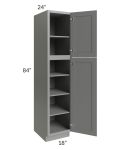 Shale Grey Shaker 18x84 Utility Cabinet
