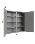 Shale Grey Shaker 42x42 Wall Cabinet