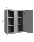 Shale Grey Shaker 27x30 Blind Corner Wall Cabinet