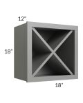 Shale Grey Shaker 18x18 Wine Storage Cabinet