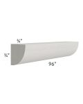 Midtown Light Grey Shaker Quarter Round Molding