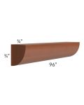 Phoenix Caramel Glaze 96" Quarter Round Molding 