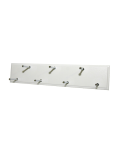 Sliding Belt Rack in White