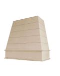 Unfinished Raleigh Shiplap Tapered Hood with Block Molding