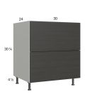 Euro Cafe 30" 2-Drawer Range Base Cabinet