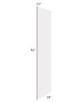 Vienna Cloud 24x96 Refrigerator End Panel with 1-1/2" Stile
