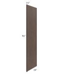 Vienna Kona Brown 24x96 Refrigerator End Panel with 1-1/2" Stile