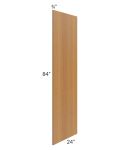 Artisan Walnut Shaker 24x84 Refrigerator End Panel