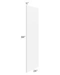 Dakota White 24x84 Refrigerator End Panel