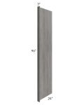 Providence Slate Grey 24x96 Refrigerator End Panel with a 3" Return
