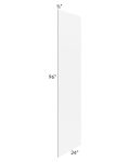 Providence White 24x96 Refrigerator End Panel