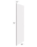 Tuscan Cloud 30x96 Refrigerator End Panel with a 1-1/2" Return