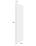 Midtown Cloud Shaker 30x96 Refrigerator End Panel with a 1-1/2" Return