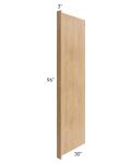 Tuscan Timber 30x96 Refrigerator End Panel with a 3" Return