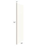 Signature Vanilla Glaze 30x96 Refrigerator End Panel with a 3" Return