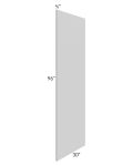 Tuscan Painted Grey 30x96 Refrigerator End Panel