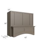 Tuscan Stone 42" Arched Wood Hood