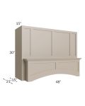 Tuscan Oyster 48" Arched Wood Hood
