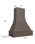 Vienna Kona Brown 36" Artisan Hood