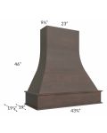 Tuscan Kona Brown 42" Artisan Hood