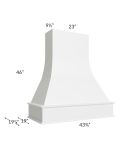 Salem White 42" Artisan Hood