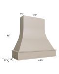 Tuscan Oyster 48" Artisan Hood