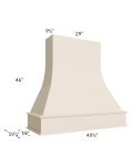 Midtown Cream Shaker 48" Artisan Hood