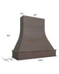 Vienna Kona Brown 48" Artisan Hood