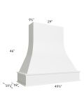 Salem White 48" Artisan Hood