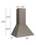 Tuscan Stone 30" Euro Hood